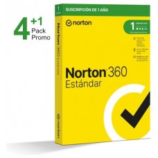Pack promo 4+1 - Norton 360 Standard - Antivirus -
